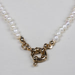 Sara Freshwater Pearl Necklace Gold Plated