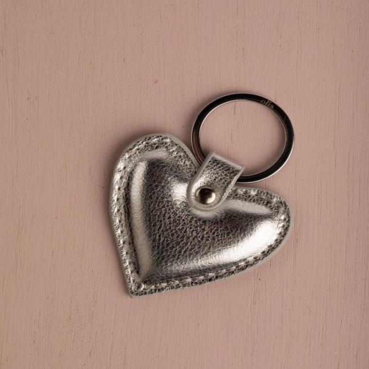 Heart Keyring-Silver